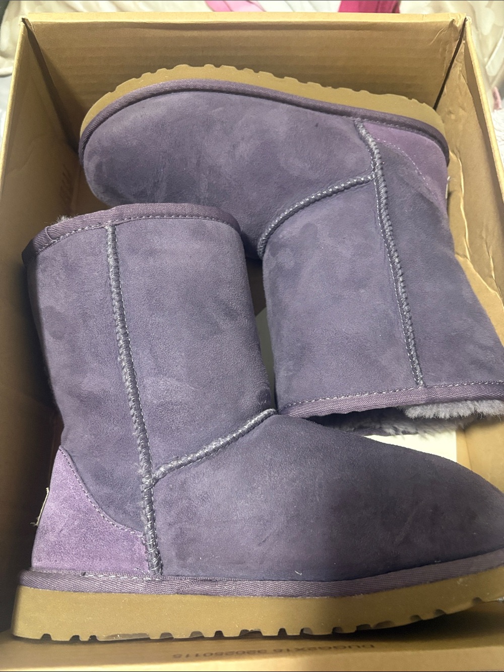 Kids Classic Short UGG Boots in Purple